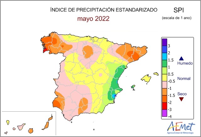 España afronta el verano con sequía meteorológica, pese a las lluvias de primavera